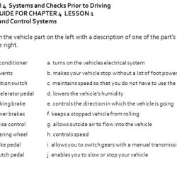 Drivers ed chapter 2 test answers