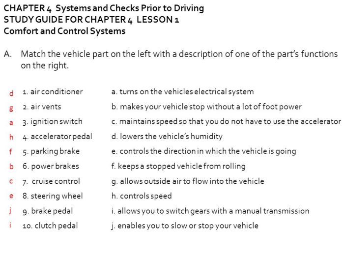 Drivers ed chapter 2 test answers