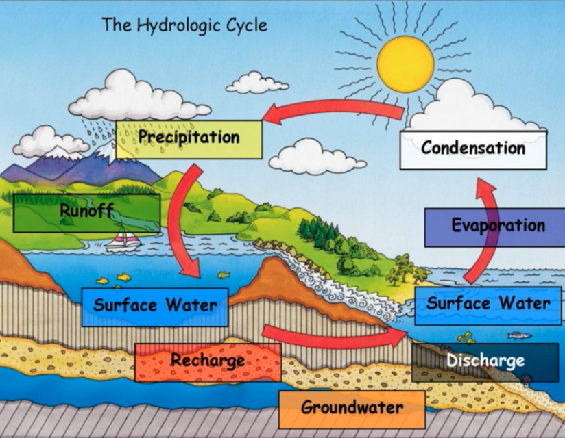 Hydrologic cycle worksheet answer key